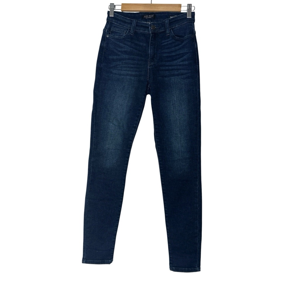 Judy Blue‎ Women's Jeans Size 3 Blue Denim 3 / 26 Skinny Fit Stretch Dark Wash